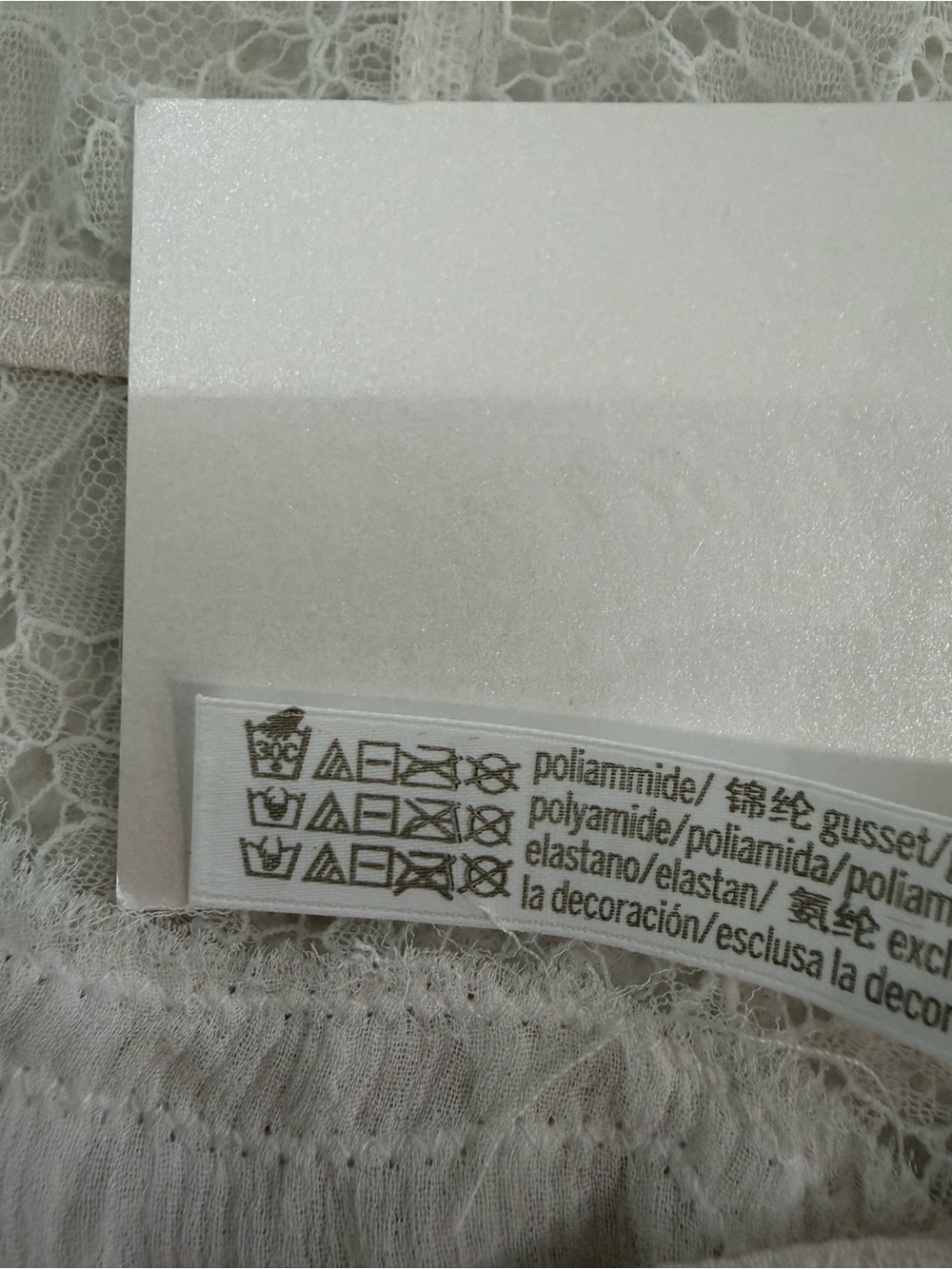NWT Very Sexy Atelier Victoria's Secret Lace & silk Plunge Teddy white size L - Picture 11 of 11